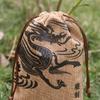 Bolsa con cordón de lino de imitación marrón Wenwan joyería recuerdo bolsa de embalaje fabricantes suministran bolsa de almacenamiento de lino