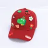 Boné de Baseball Infantil Dinossauro Fofo Estilo Novo Transfronteiriço Primavera e Outono Meninos Meninas Chapéu de Sol Japonês Coreano Desenho Animado Chapéu de Bico de Pato