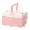 Caja de Almacenamiento con Tapa para Regalos y Recuerdos, Caja de Almacenamiento Portátil para Snacks de Estudiantes, Caja de Plástico para Cosméticos, Caja Organizadora de Almacenamiento