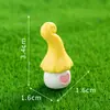 Micro Paisagem Criativa Fofo Elfo Cogumelo Casa Pequena Artesanato de Resina Acessórios de Decoração DIY Enfeites de Mesa