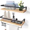 Estante de Almacenamiento de Madera Engrosado Personalizado para Montar en la Pared Transfronterizo, Estante Flotante Ultrarrígido, Estante de Almacenamiento de Pared