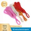 Elásticos de Fabricante em Estoque com 1,2mm de Espessura, 31 Cores Preto e Branco, Elásticos de Alta Elasticidade, Cordões Elásticos por Atacado