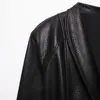 Venta Caliente Transfronteriza de Aliexpress Nuevo Producto Primavera 2026 Chaqueta Efecto Piel con Cinturón y Efecto Ceñido a la Cintura 3548056716