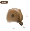Cinta Métrica Portátil de Oso de Dibujos Animados para Uso Doméstico, Cinta Suave para Medir Medidas Corporales, Medición de Fitness, Circunferencia de Busto, Pierna y Brazo, Retráctil Automática con Fijación Magnética