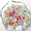 Acessórios para Unhas Artísticas Flor Sansheng Degradê Transparente Gelo Pequena Flor Brilhante Patch para Unha Usar Armadura Bolsa de Material DIY