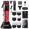 Cortadora Eléctrica Transfronteriza Profesional para Salón de Peluquería de Alta Potencia Base de Carga y Cable de Carga Dos Cortadoras de Cabello de Estilo Cuadrado