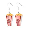 Aliexpress Novos Brincos de Hambúrguer e Rosquinha Moda Europeia e Americana Brincos Exagerados Joias de Orelha de Sobremesa em Acrílico