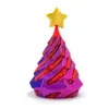 Árbol de Navidad de Gradiente Multicolor Impreso en 3D Juguete de Empuje Espiral Descompresión Divertida para el Hogar Adornos Decorativos de Alto Valor