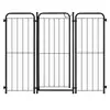 Cerca Modular Portátil Max para Pets - 2 Painéis + Portão (98 cm) - Preto