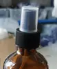 Garrafa de Vidro Boston Personalizada Marrom à Prova de Luz Borrifador Pressão Essência Cosmética Óleo Essencial Sub-Garrafa Frasco de Amostra