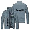 2021 Primavera y Otoño Nuevo Coche Estándar Chaqueta Cárdigan Casual Deportes para Hombre Europeo y Americano Comercio Exterior Cierre Motociclismo Traje