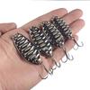 Lentejuelas vibratorias planas micro señuelo placa de hierro metal insecto gordo boca de caballo Ojo Blanco Rojo pez militar mata cebo lejano arroyo