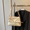 Bolso de Alta Gama Sense Niche Estilo Ballet para Mujer 2024 Nuevo Moda Lazo Bolso de Hombro Cruzado Bolso Versátil para el Trabajo