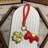 Chaveiro do Deus da Riqueza em Ouro Puro, Pingente para Celular, Presente para Melhores Amigos, Clientes da Empresa e Amuleto do Ano de Nascimento