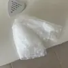 Saia de Renda com Bolinhas e Presilha Floral para Mulheres, Temperamento Gentil e Doce, Véu Atmosférico, Acessório de Cabelo para Rabo de Cavalo Semi-Preso