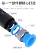 Conexões Pneumáticas PL8-02 Pneumático PL6-01 Conexão Rápida Cotovelo de Ângulo Reto Rosca Externa Cilindro Válvula Solenoide 10mm