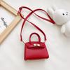 Ins Moda Transfronteriza Estilo Occidental Ventilador Europeo y Americano Nuevo Patrón de Lichi Portátil para Niños Bolso Mini de Hombro Cruzado Bolso de Mujer
