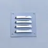 Ventilador de Rejilla de Acero Inoxidable Hierro Aleación de Aluminio Ventilación Pasante Campana Extractora Disipación de Calor Ventilación Placa de Rejilla Perforada a Prueba de Lluvia