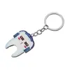 Llavero Colgante Popular con Forma de Diente Llavero de Enfermera Dentista Comercio Exterior Lindo Diente Colgante de Cepillo de Dientes
