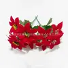 Suprimentos de Decoração de Natal da Amazon Flores Artificiais de Poinsétia Flores Artificiais Penduradas Enfeites de Flores Artificiais Flor de Natal Atacado