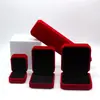 Caja de Embalaje de Joyería de Terciopelo de Alta Gama, Collar, Pendientes, Anillo, Pulsera, Pulsera, Caja de Joyería para Embalaje de Souvenir
