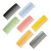 Pente de Cabelo Atacado Mais Vendido Sem Danificar o Cabelo e Cabelo Fácil de Limpar Pente de Dentes Largos Cor Pente Plano Cabeça Traseira Retro Cabeça Oleosa Pente para Pentear