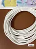Corda para Alça Redonda Enrolada em Núcleo com Costura na Borda em Couro PU, Corda para Alça de Ombro, Acessórios DIY, Corda de Couro Trançada para Garrafa de Água