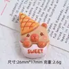 Bonito Chapéu de Verão Capivara Feito à Mão DIY Joias de Cola de Creme Grampo de Cabelo Capa de Celular Adesivo para Copo de Água de Carro Elétrico Acessórios