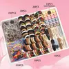 Popular set transfronterizo de accesorios para el cabello para niños, scrunchies en caja, ligas elásticas, pinzas para el cabello y accesorios para el cabello para niñas pequeñas