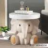 Alemán 2026 Nuevo Modelo Fabricante Mesa de Café Elefante Sala de Estar Grande Mesa Lateral de Sofá Decoración de Piso Bandeja Gabinete de TV Hogar