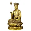 Adornos de Bronce del Bodhisattva Ksitigarbha Estatua de Buda Ksitigarbha de la Montaña Jiuhua Decoración del Hogar Artesanías al por Mayor
