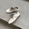 Tênis de Treino Casual Versátil Retro Alemão para Mulheres 2026 Novos Tênis Confortáveis de Cano Baixo Couro Genuíno Sola Plana Sapatos Forrest Gump Tênis