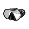 Gafas de Buceo Transfronterizas, Máscara de Buceo de Marco Grande de Alta Definición, Vidrio Templado, Máscara de Snorkel Antifugas, Equipo de Buceo de Silicona