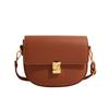 Bolso de textura de alta calidad para mujer 2024, nueva moda, bolso de mensajero popular de primavera y verano, bolso de hombro único estilo occidental que combina con todo