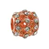 Panjia Nuevo Caliente Oro Rosa Diamante Árbol de la Vida Estrella Llave Cuentas DIY Accesorios Pulsera Pulsera
