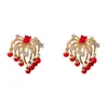 Moda Estilosa Europeia e Americana Luxo Acessível Design Fogos de Artifício Incrustados com Diamantes Brincos com Pingente de Pérola Femininos Versáteis Brincos para o Dia a Dia