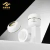 Botella de vidrio cosmético con patrón de onda 3D, botella de vidrio blanco mate para loción, botella para crema, botella para set de cuidado de la piel elástica antiarrugas