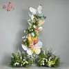 Flor Artificial Arreglo Floral Papel Artesanal Mariposa Decoración Tridimensional Ceremonia de Boda Sala de Eventos Centro Comercial Escaparate Arreglo Estético Jardín Monet Cascada de Rosas