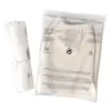 Etiqueta de Advertencia Transfronteriza Bolsas de Empaque para Ropa Bolsas Transparentes Pe Escarchadas con Cierre de Cremallera para Ropa y Ropa de Yoga, Bolsas con Cierre Hermético Oferta Especial
