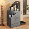 Suporte de Guarda-chuva para a Entrada, Porta-Guarda-chuva para Hall de Casa, Porta-Guarda-chuva Comercial com Bandeja Coletora