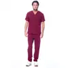 Uniformes Cirúrgicos Unisex Transfronteiriços para Equipe Médica, Uniformes Cirúrgicos Multicores com Mangas Longas e Curtas para Hospitais Odontológicos, Orais e Veterinários