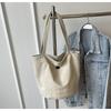 Bolsa de Axila Simples para Mulheres, Nova Bolsa Tote de Lona Retrô, Bolsa Cesta Fashion Versátil Casual para Deslocamento