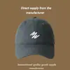 Gorra de béisbol bordada con letras estilo ins coreano para mujer, adecuada para primavera y otoño, simple y versátil, gorra casual de ala ancha que hace que la cara se vea más pequeña