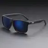 Óculos de Sol Polarizados da Moda para Homens, Especificamente para Dirigir, Proteção UV, Alta Definição, Óculos Quadrados de Estilo Europeu e Americano, Óculos da Moda para Homens