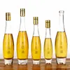 Botellas de vidrio al por mayor para aceite, botellas dispensadoras de aceite de oliva y aceite de sésamo, botellas de embalaje de aceite de cacahuete y aceite de colza, recipientes sellados de aceite de camelia