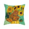 Fronha de Almofada Pintura a Óleo Van Gogh Amazon Capa de Almofada para Sofá Casa Girassol Autorretrato Estrela Impressa
