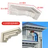 Conjunto Completo de Molde de Vigas de Engenharia Estilo Europeu Villa Coluna Romana Exterior Beiral de Cimento Arco de Suporte Modelo Linha de Beiral de Casa Moldura