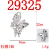 Colgante de Ángel con Lazo Incrustado de Diamantes Dulce y Moderno Corazón Cruzado Accesorios de Aleación Joyería Pulsera Materiales para Manualidades