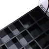 Expositor de Lipstick Cosmético Personalizado de Acrílico Negro para Mostrador Adecuado para Tiendas de Belleza al por Menor, Centros Comerciales y Supermercados