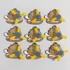 Borracha Macia de PVC Capivara Desenho Animado Capa de Celular Adesivos Materiais DIY Roupas Bolsas Tamancos Acessórios